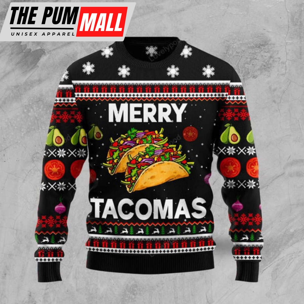 Merry Tacomas Ugly Christmas Sweater For Men & Women