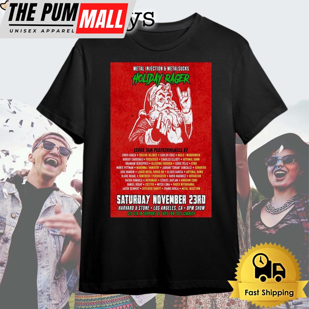 Metal Injection Harvard And Stone Los Angeles, CA Nov 23 2024 T Shirt