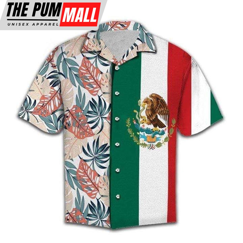 Mexican Hawaiian Shirt, Beach Shirt Discoer Cool Mexico Tropical Hawaiian Aloha Shirts
