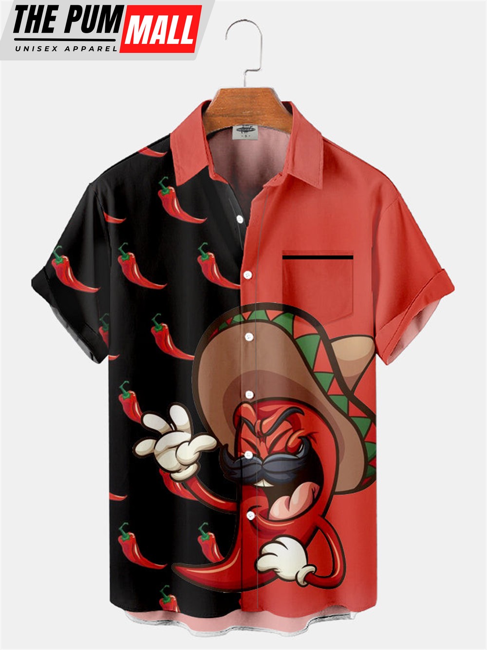 Mexican Hawaiian Shirt, Cinco De Mayo Chili Hawaiian Shirt