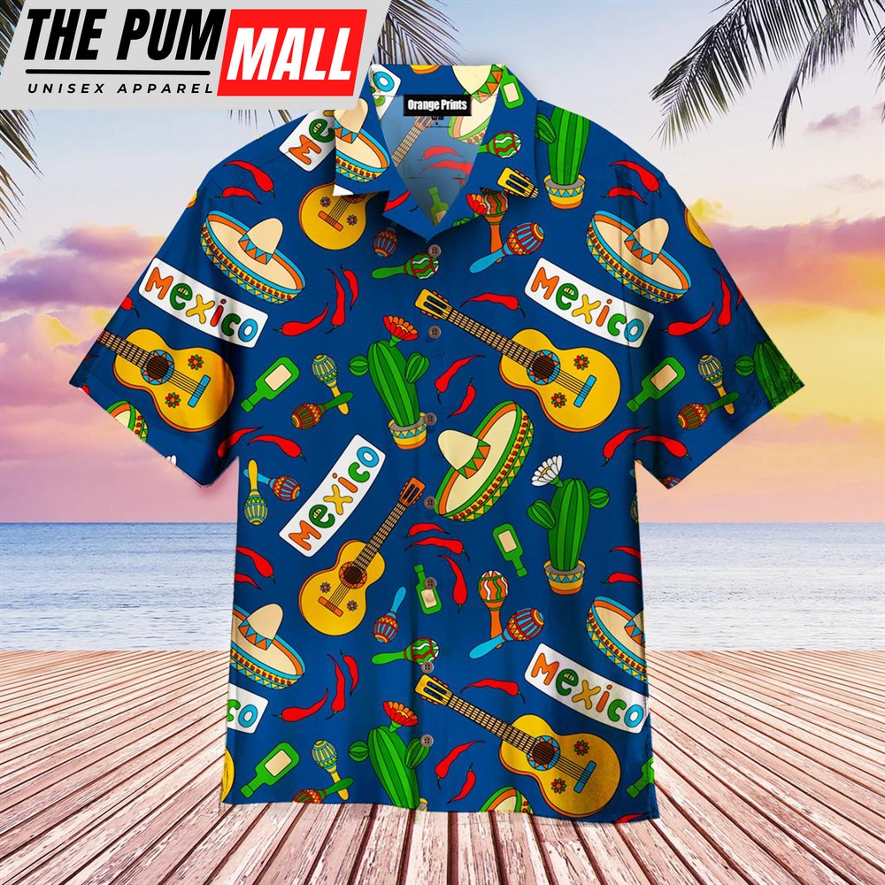 Mexican Hawaiian Shirt, Cinco De Mayo Mexican Party Aloha Hawaiian Shirt