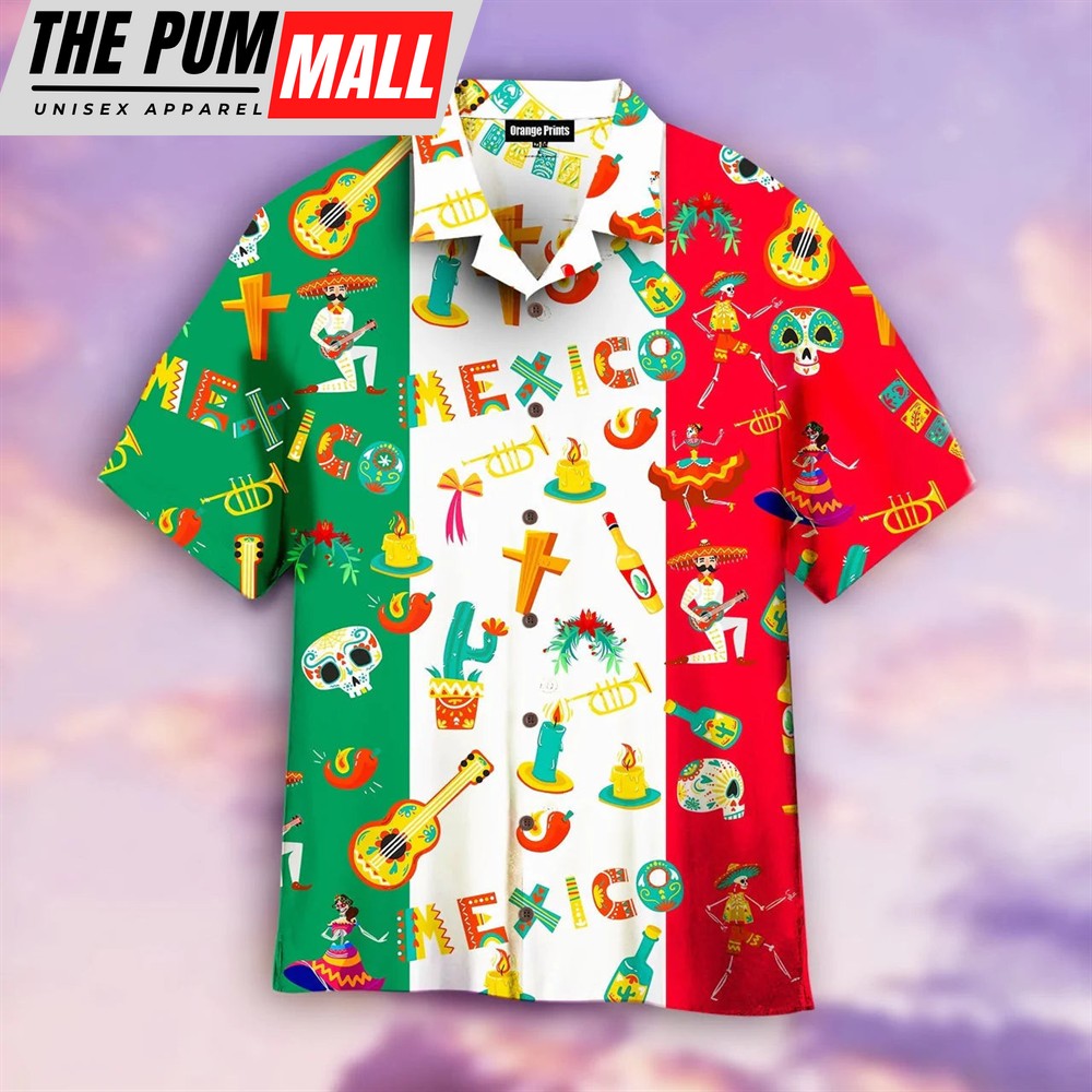 Mexican Hawaiian Shirt, Cinco De Mayo Mexico Aloha Hawaiian Shirts For Men & For Women