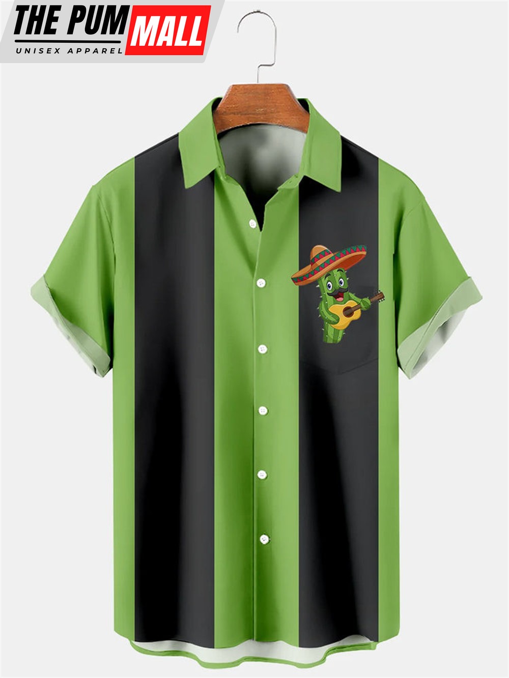 Mexican Hawaiian Shirt, Cinco De Mayo Singing Cactus Hawaiian Shirt