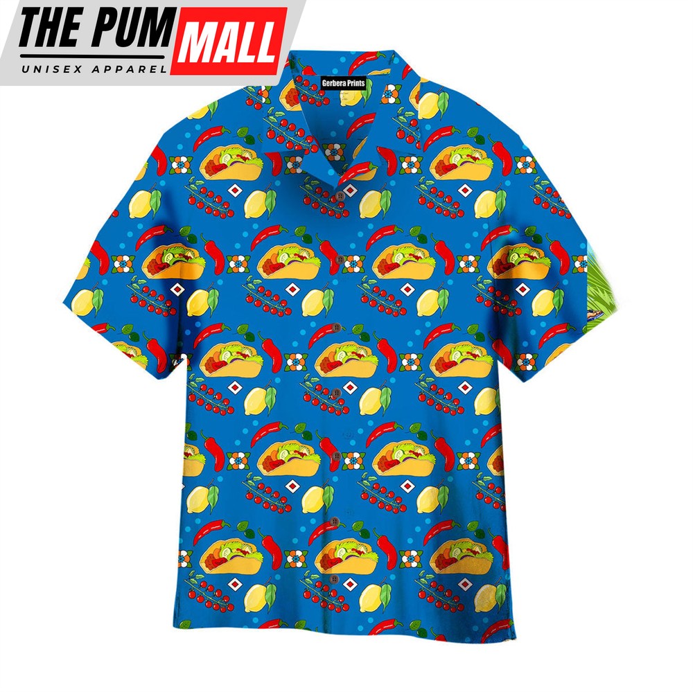 Mexican Hawaiian Shirt, Cinco De Mayo Tacos Mexican Food Mexico Pattern Hawaiian Shirt
