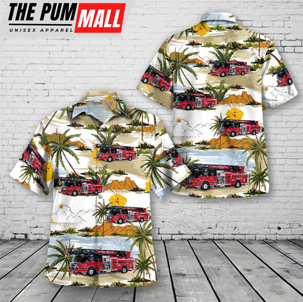 Mexican Hawaiian Shirt, Espanola, New Mexico, Espanola Fire Department Hawaiian Shirt