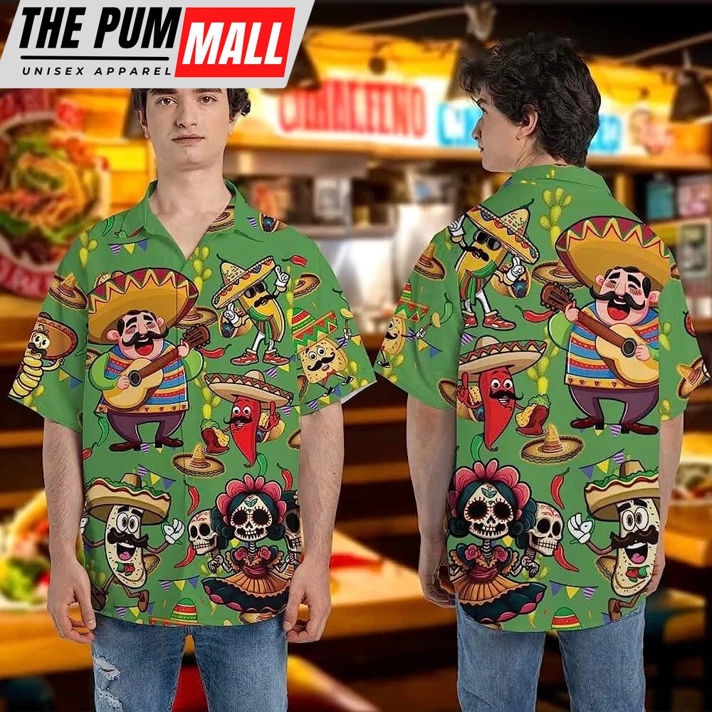 mexican-hawaiian-shirt-funny-mexico-festival-button-down-hawaiian-shirt-vy90dw2s Mexican Hawaiian Shirt, Funny Mexico Festival Button Down Hawaiian Shirt