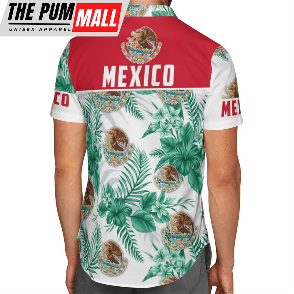 Mexican Hawaiian Shirt, Hawaiian Aloha Shirt Mexico Tropical Pattern