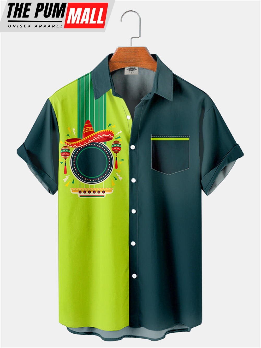 Mexican Hawaiian Shirt, Mexican Cinco de Mayo Music Hawaiian Shirt