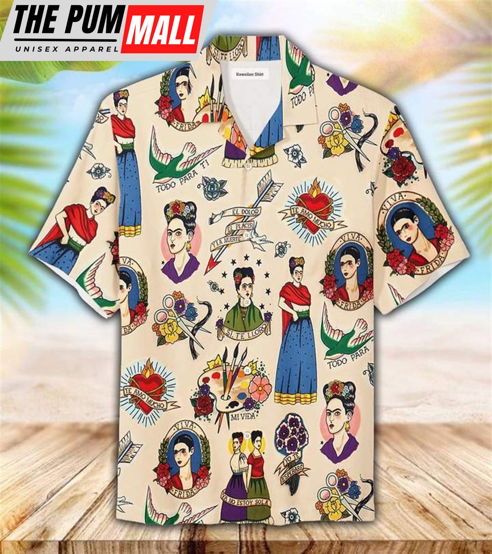 Mexican Hawaiian Shirt, Mexican Girl 3D All Over Printed Hawaii Shirt