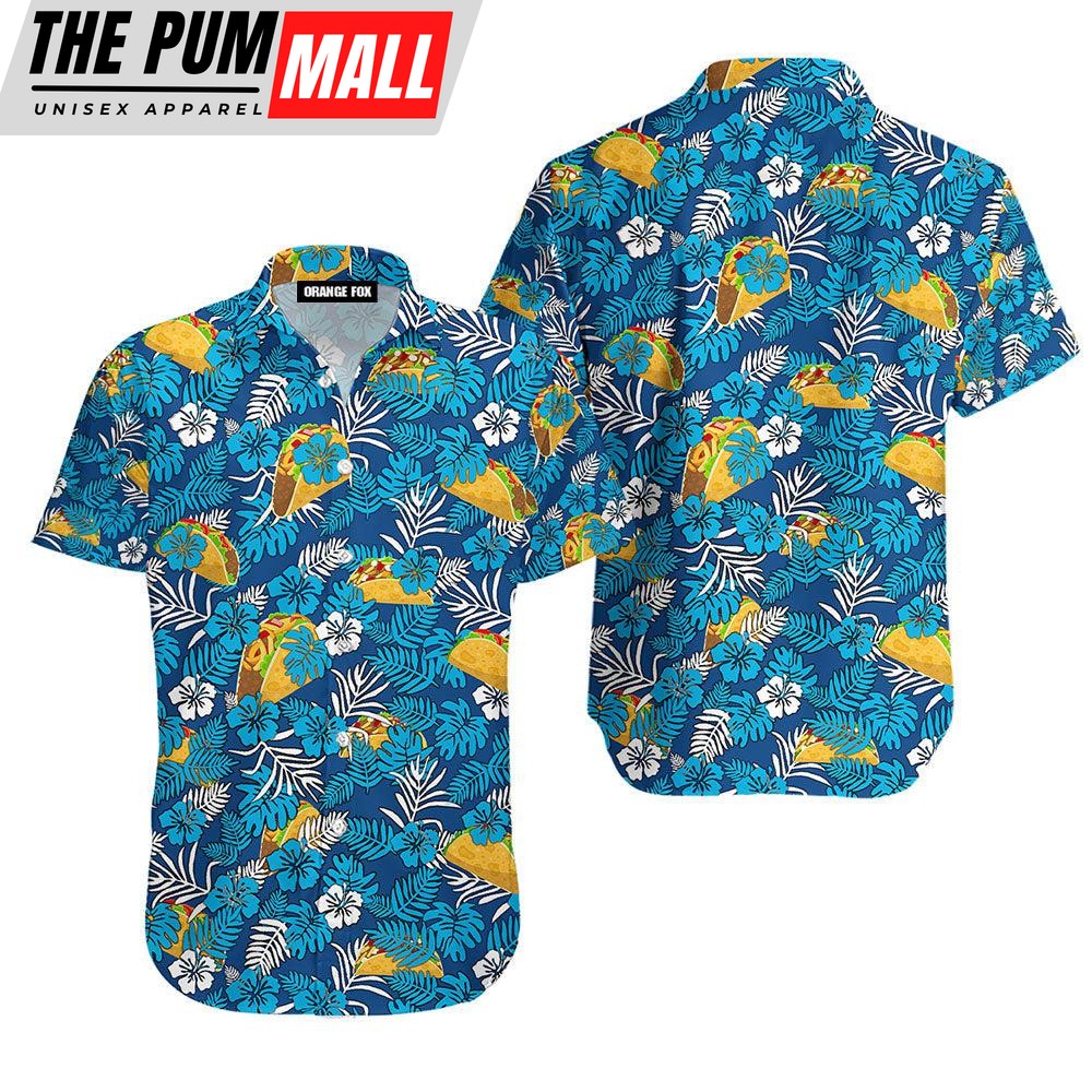 Mexican Hawaiian Shirt, Mexican Taco With Flower Hawaiian Shirt