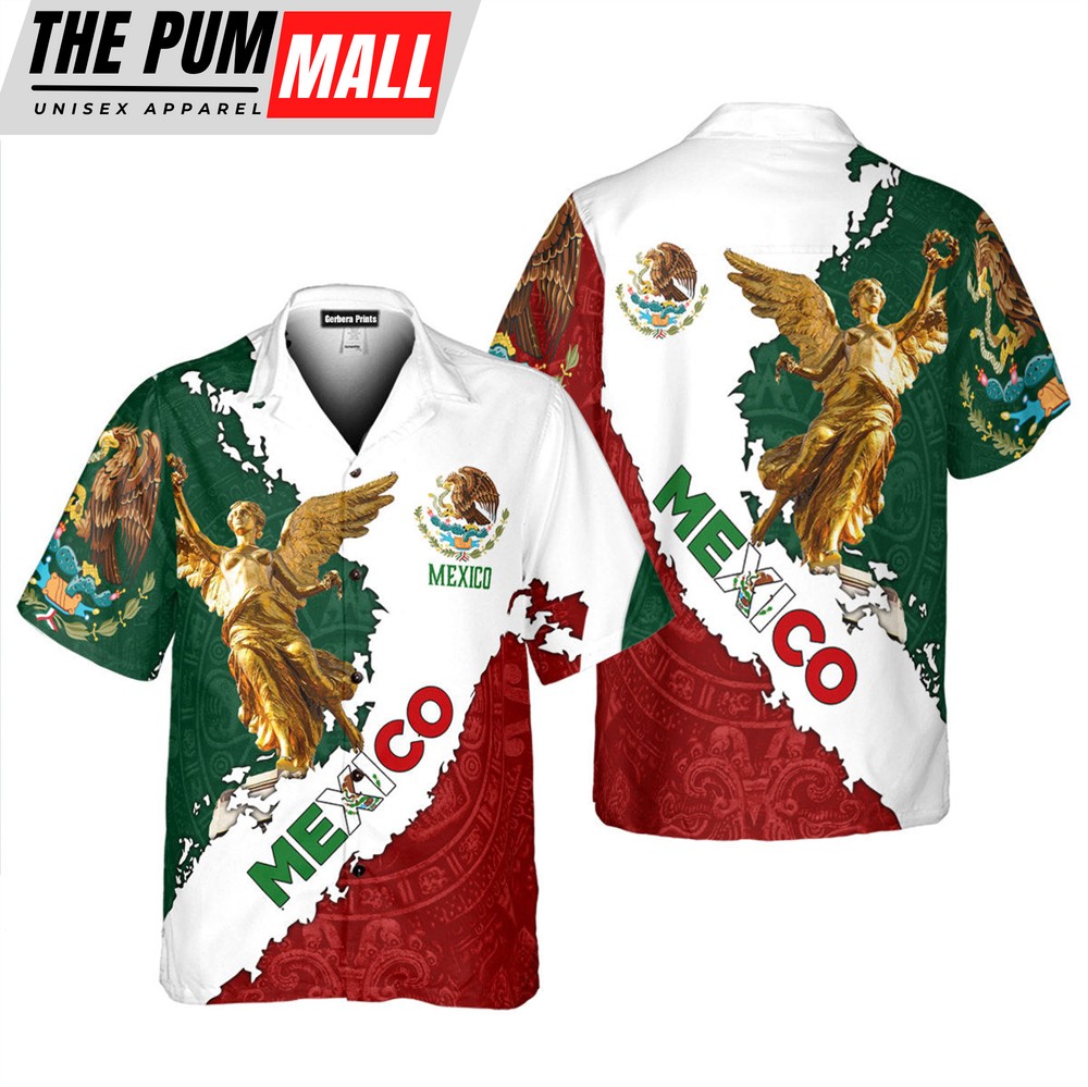 Mexican Hawaiian Shirt, Mexico Eagle Mexican Hawaiian Shirt