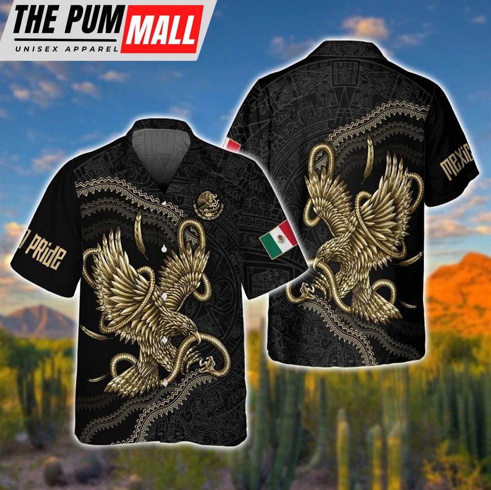 Mexican Hawaiian Shirt, Mexico Hawaiian Shirt, 3D All Over Printed Mexican Aloha Hawaiian Beach Shirts For Men And Women