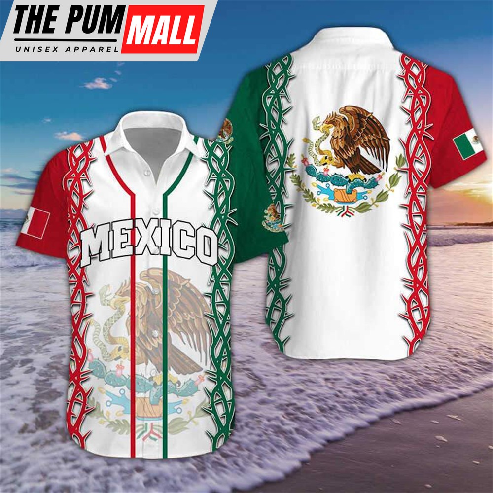 Mexican Hawaiian Shirt, Mexico Hawaiian Shirts