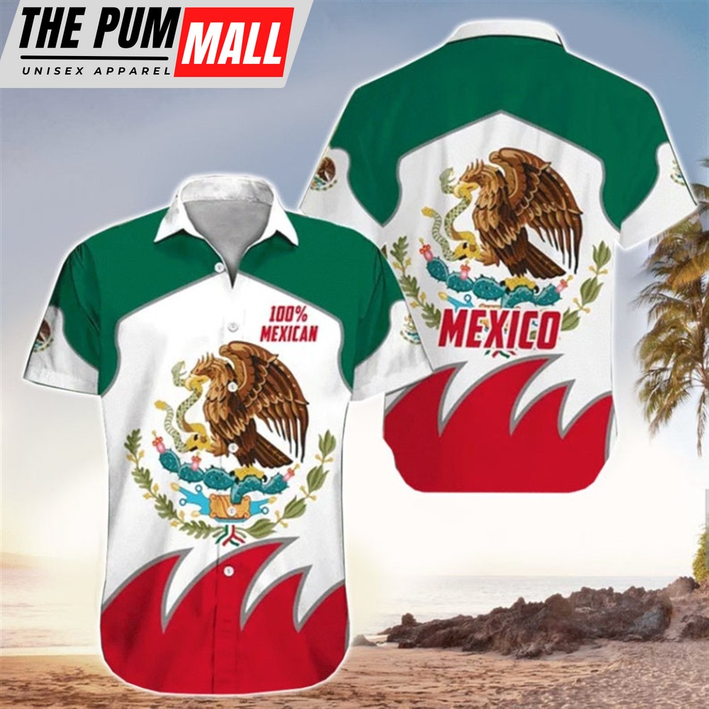 Mexican Hawaiian Shirt, Mexico Mexican Hawaiian Shirt, Hawaiian Shirt All Over Printed