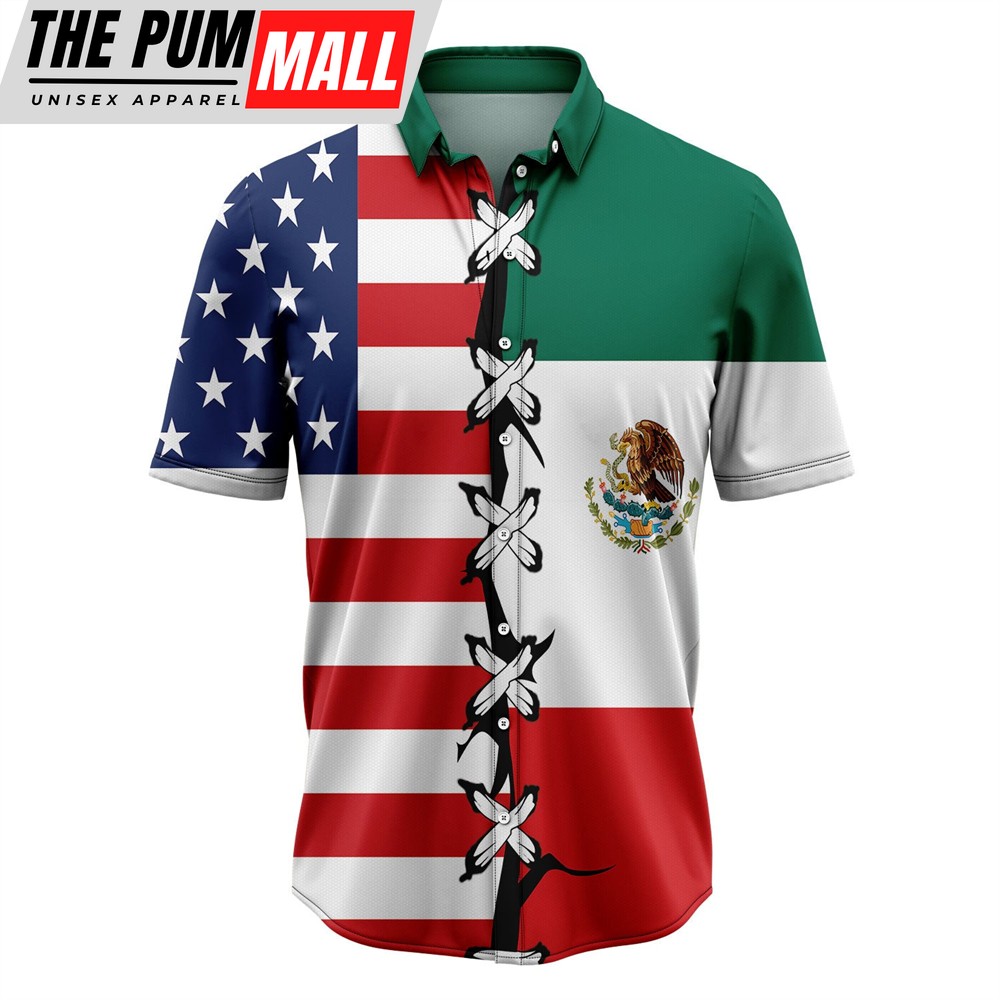 Mexican Hawaiian Shirt, Mexico Root G5805 Hawaiian Shirt