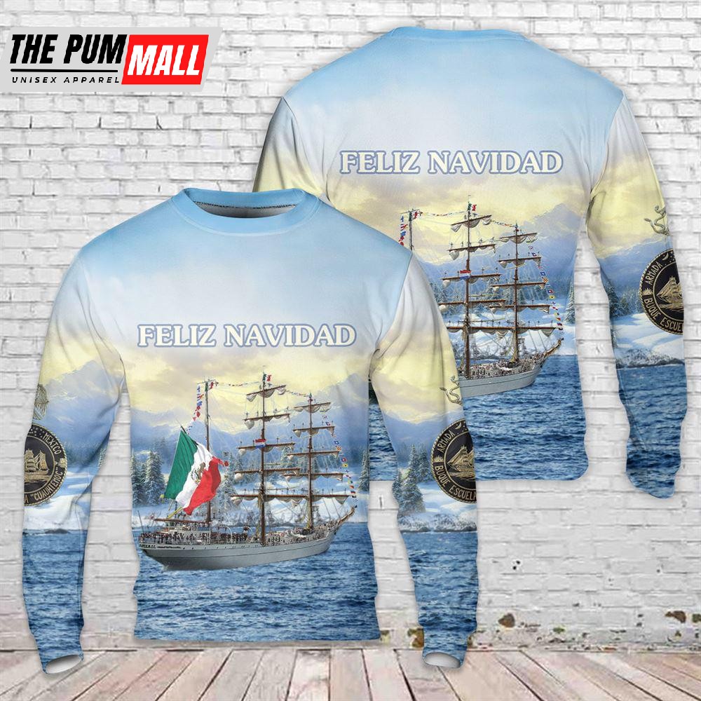 Mexican Navy ARM Cuauht?moc (BE01) Christmas Sweater Gift For Christmas