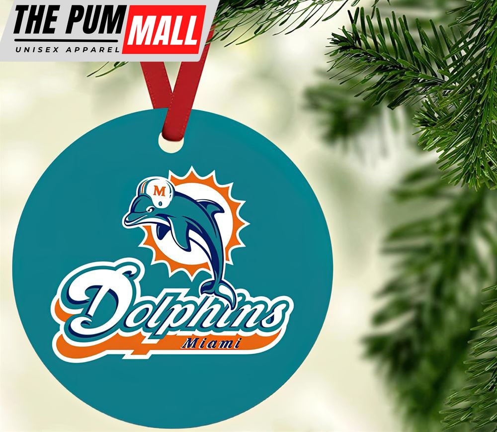 Miami Dolphins Football Custom NFL Football Ornaments Limited Edition
