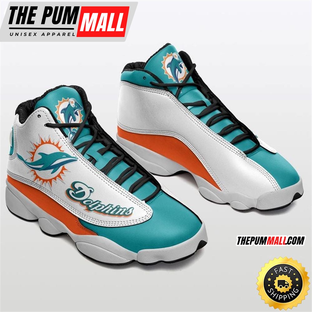 Miami Dolphins Nfl Air Jd 13 Shoes
