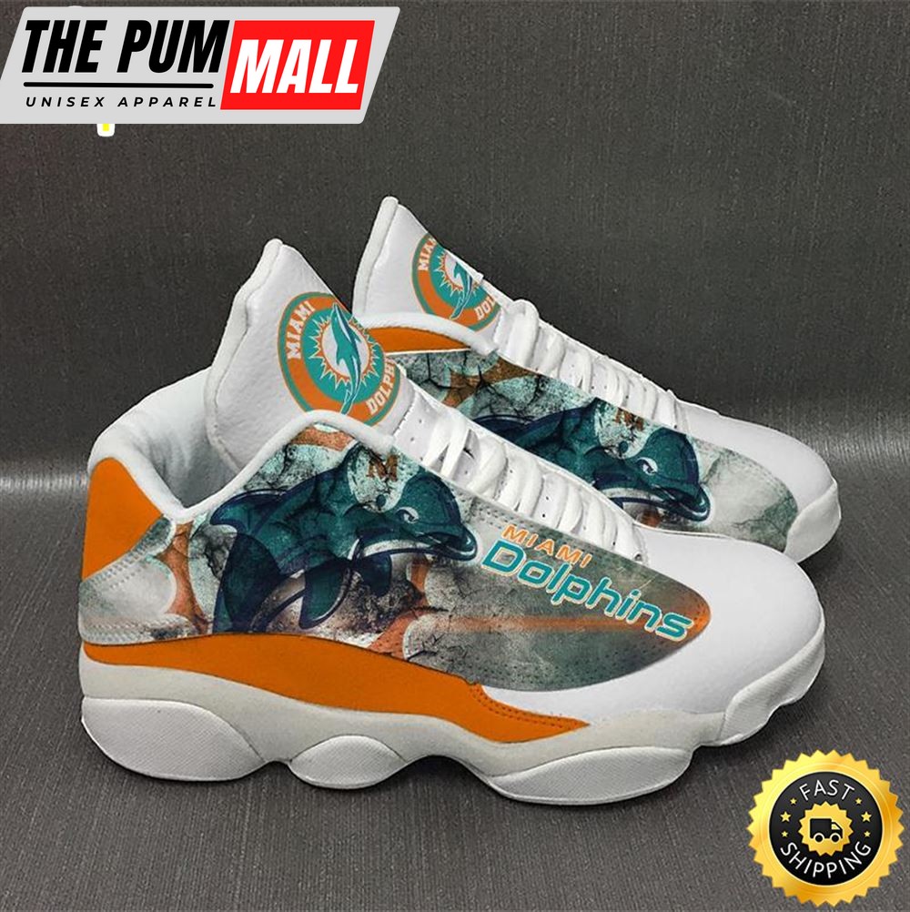 Miami Dolphins Nfl Ver 1 Air Jd 13 Sneaker