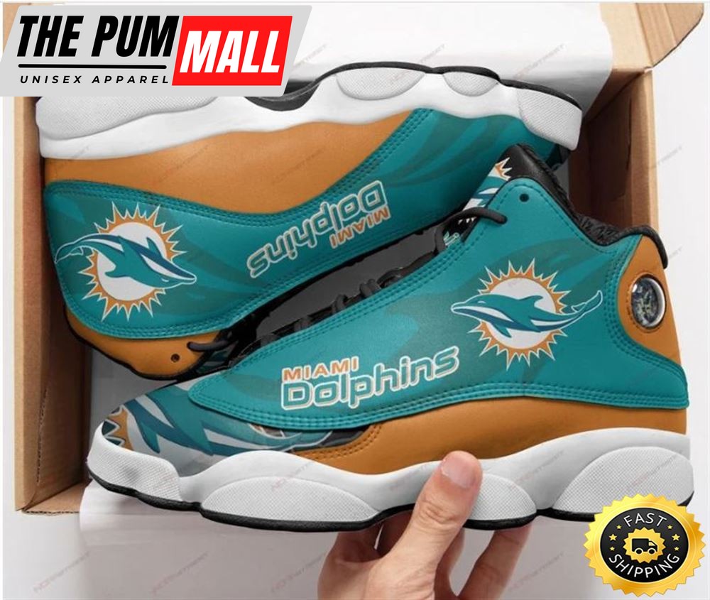 Miami Dolphins Nfl Ver 4 Air Jd 13 Sneaker