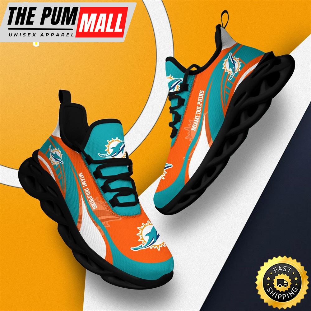 Miami Dolphins Sneakers Max Soul Trending Summer