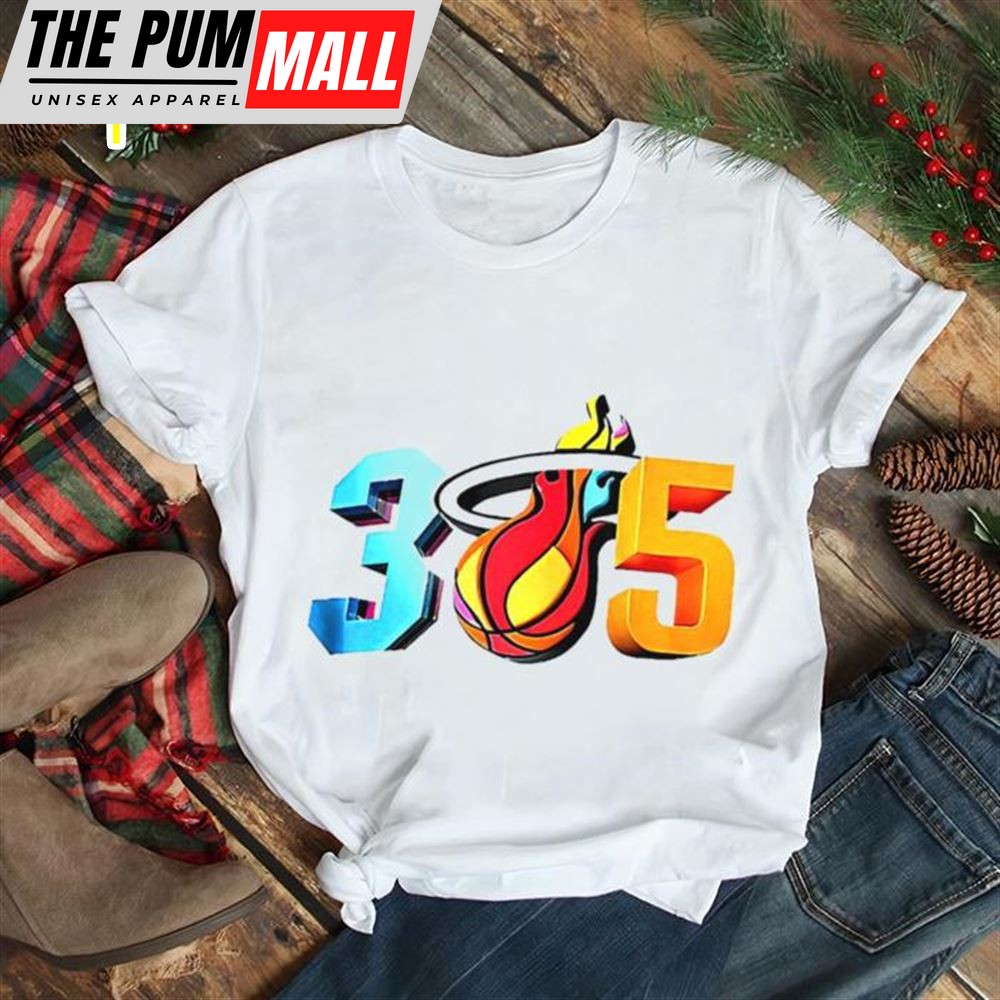 Miami Heat Basketball 2k25 Logo T shirt