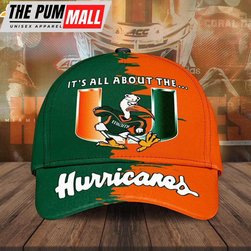 Miami Hurricanes NCAA Baseball Caps
