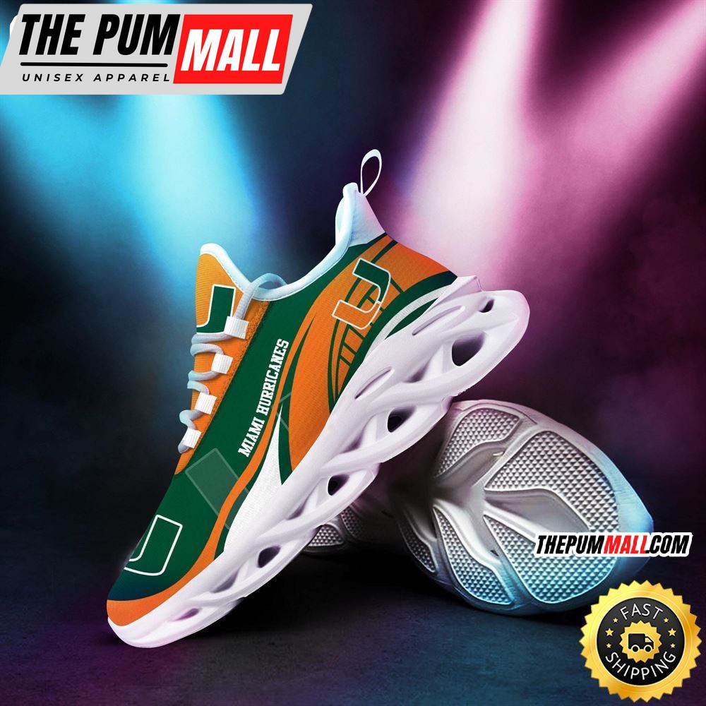 Miami Hurricanes Sneakers Max Soul Shoes Elevate Your Every Step