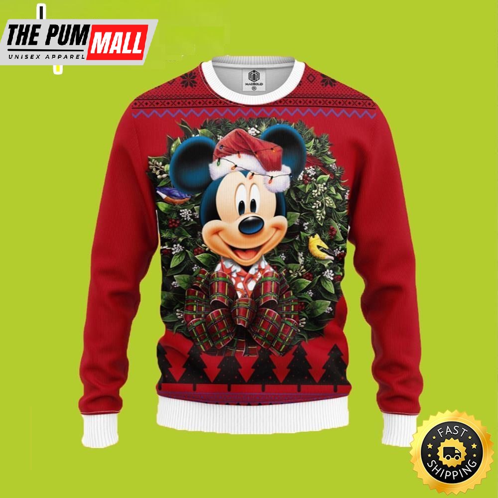 Mice Noel Happy Mickey Mouse Disney Ugly Christmas Sweater