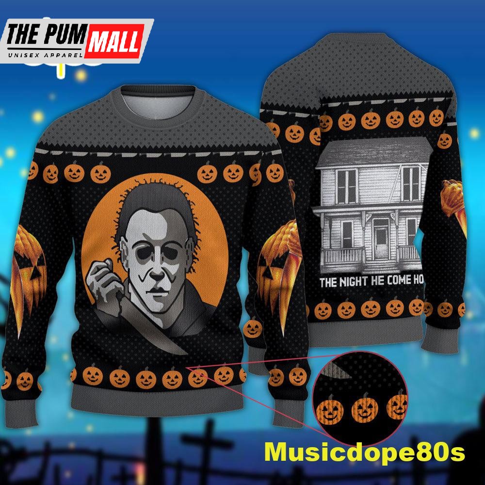 Michael Myers Christmas Halloween 2025 Ugly Sweater