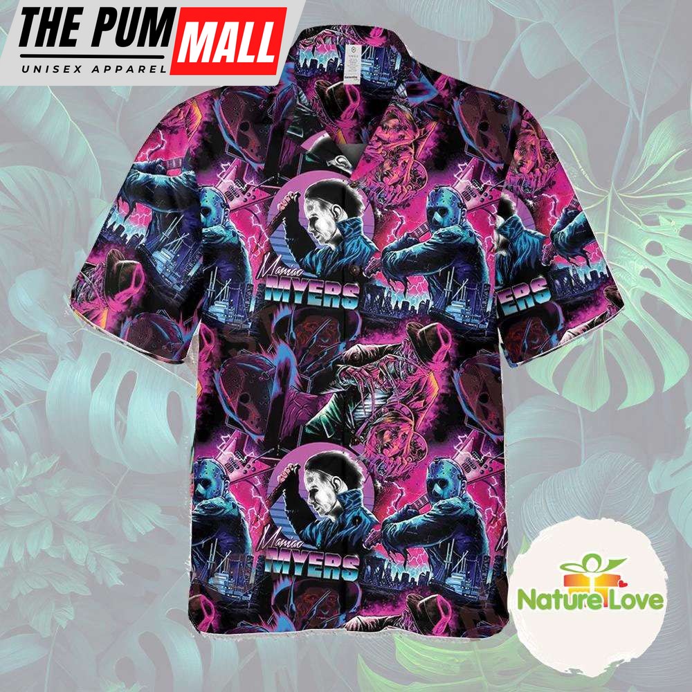 Michael Myers Collection Horror Hawaiian Shirt
