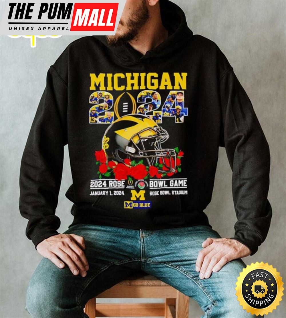 Michigan 2025 Rose Bowl Game January 1 2025 Go Blue Shirt