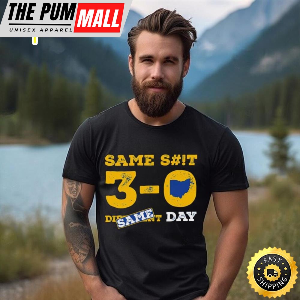 Michigan College 3 0 Same Shit Same Day Shirt