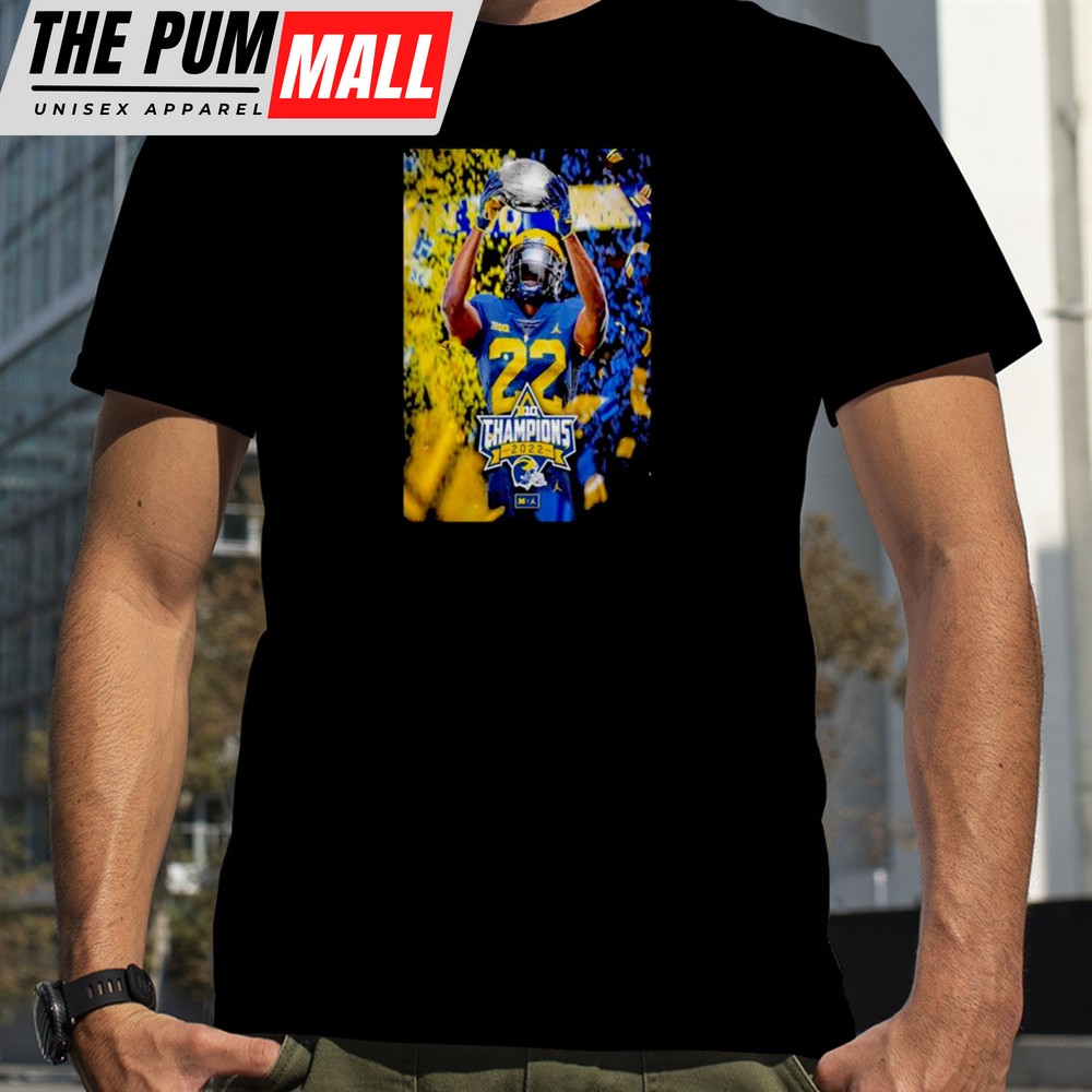 Michigan Football 2025 Big Ten Football Conference Champions Poster T-shirt