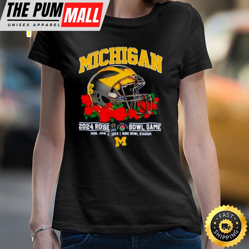 Michigan Football 2025 Rose Bowl Game Mon, Jan 1, 2025 Rose Bowl Stadium Shirt