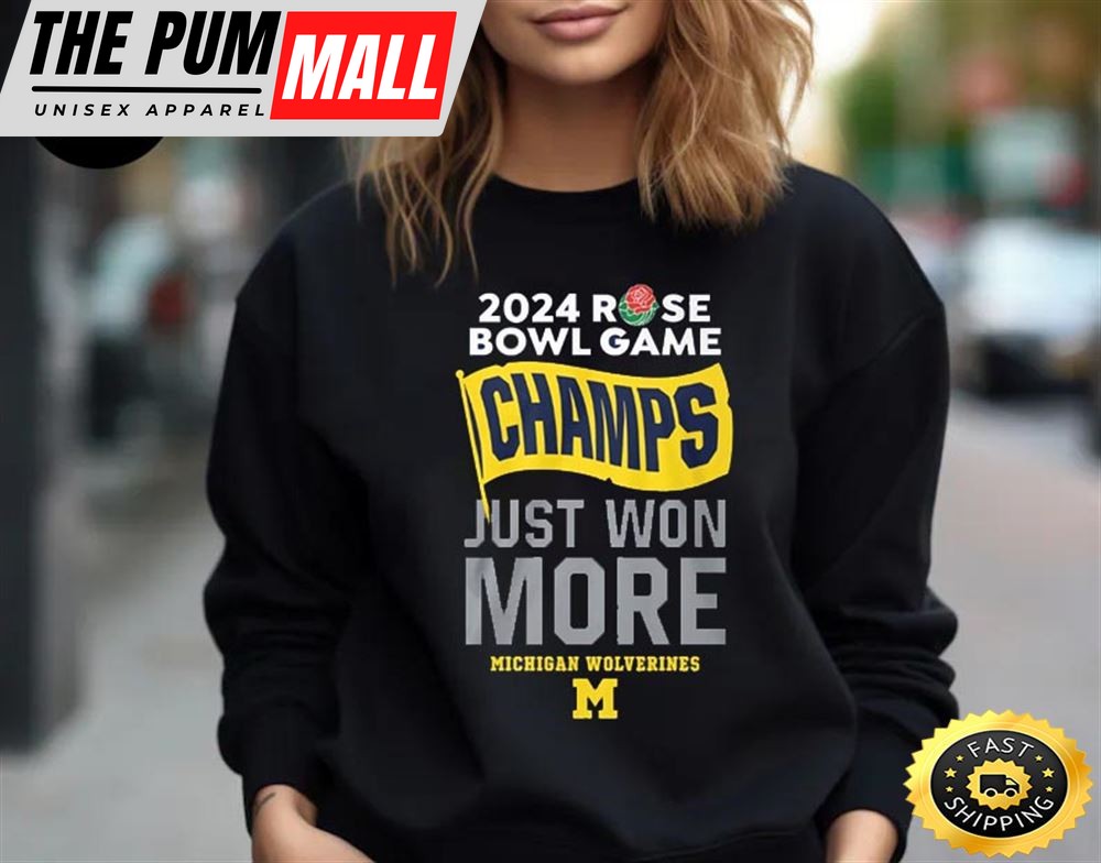 Michigan Rose Bowl Champions 2025 Just Won More Unisex T-Shirt