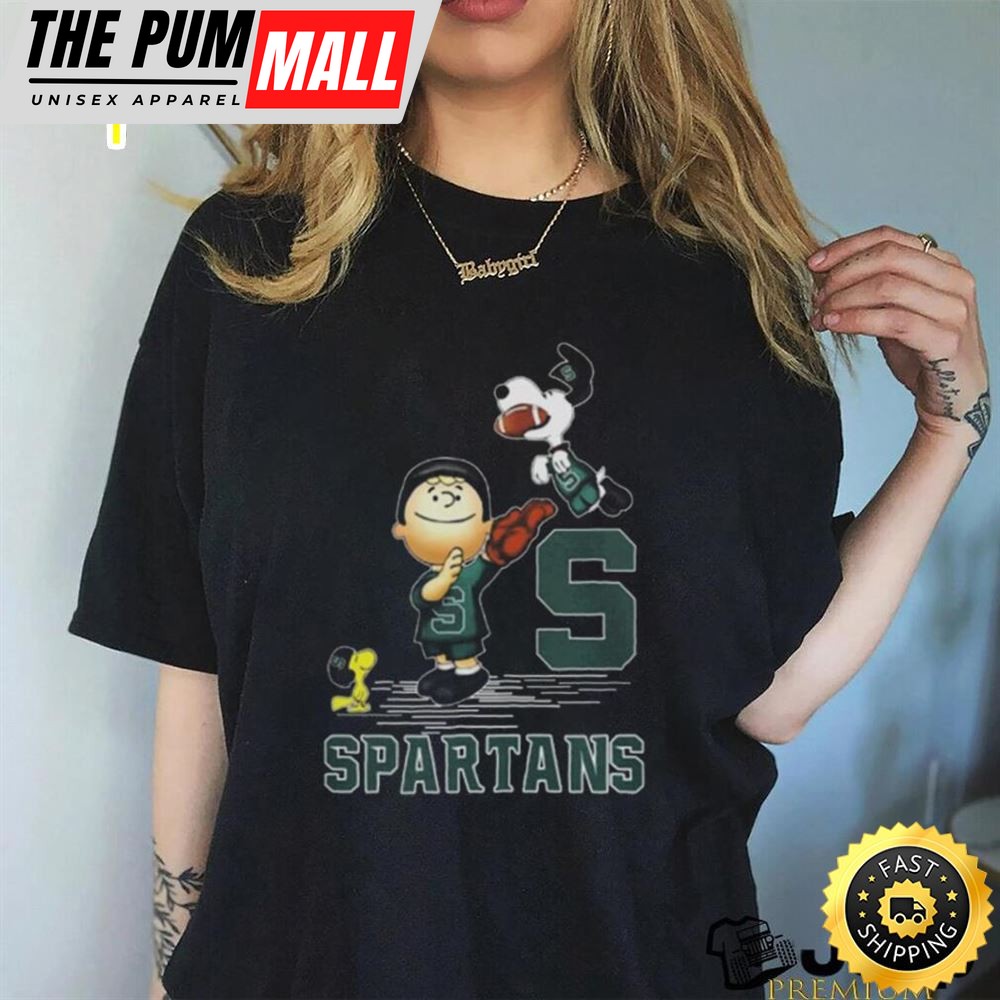 Michigan State Spartans The Peanuts Sport Fans Christmas Shirt