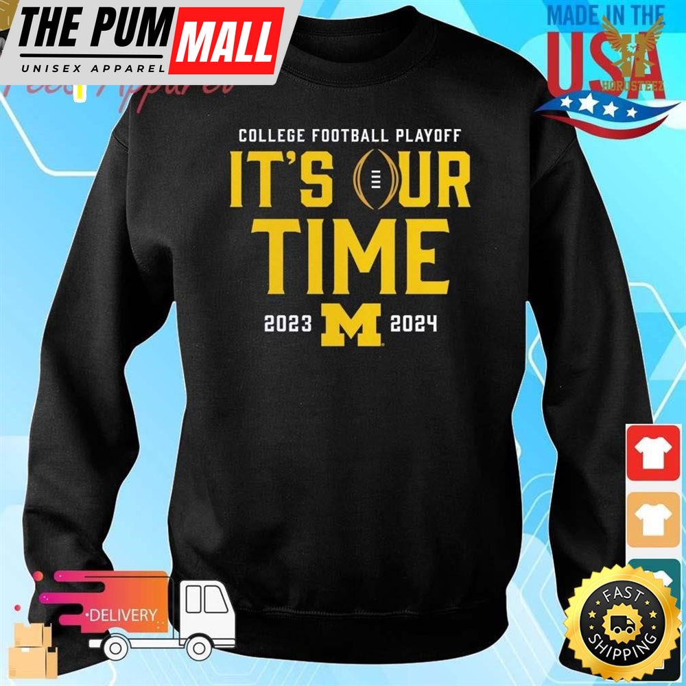 Michigan Wolverines 2025 College Football Playoff Intensive Skill Its Our Time Unisex T-Shirt