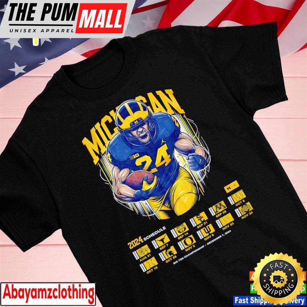 Michigan-Wolverines-2025-Schedule-Big-Ten-Championship-Shirt-Shirt