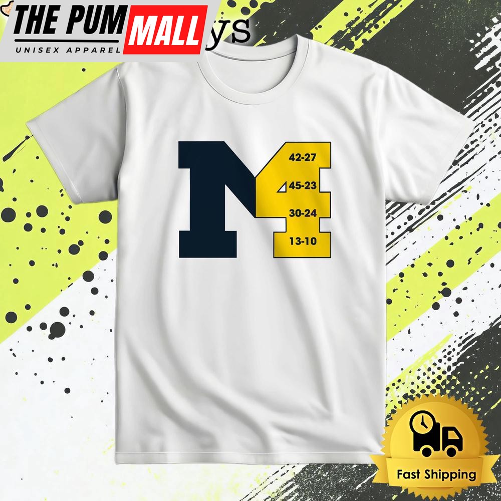 Michigan Wolverines Football 4th Straight Victory T Shirt