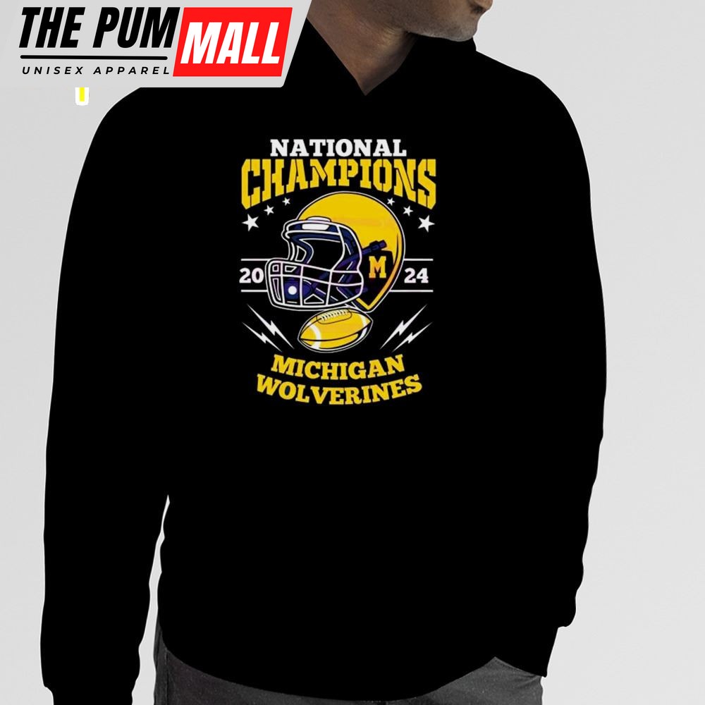 Michigan Wolverines Football Helmet National Champions 2025 Shirt