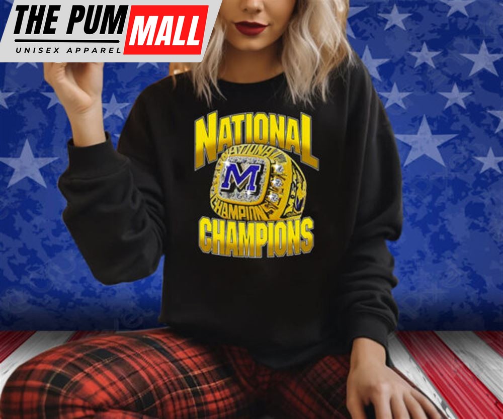 Michigan Wolverines National Champs Ring T-Shirt