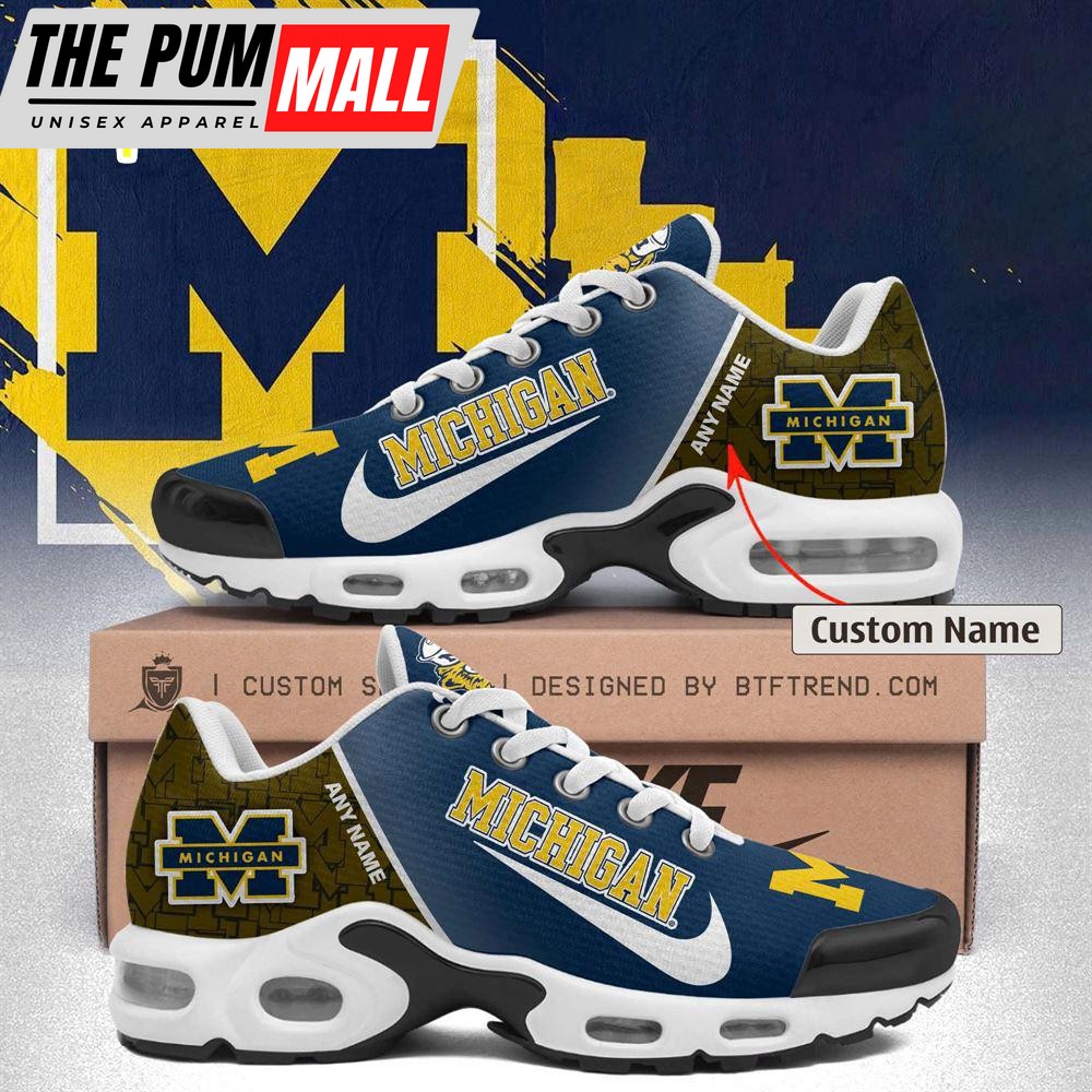 Michigan Wolverines New Shoes, Air Max Plus Shoes