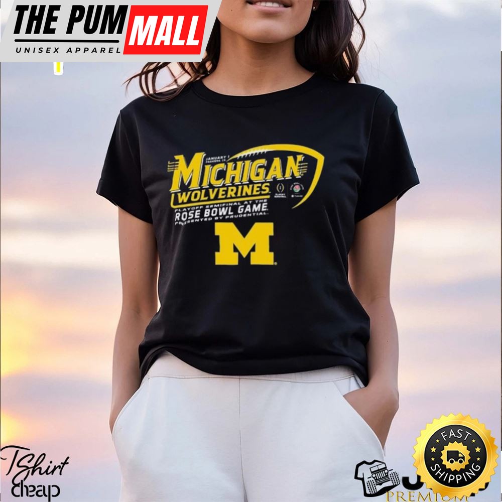 Michigan Wolverines Rose Bowl College Football Playoff 2025 Shirt