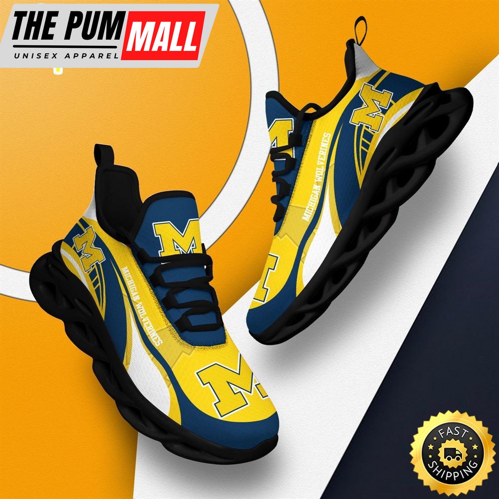 Michigan Wolverines Sneakers Max Soul Trending Summer