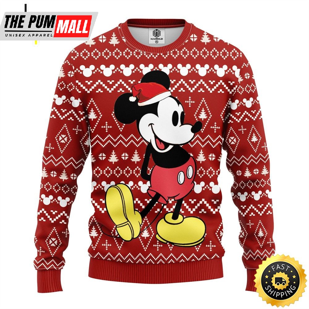 Mickey Amazing Gift Idea Thanksgiving Gift Ugly Sweater