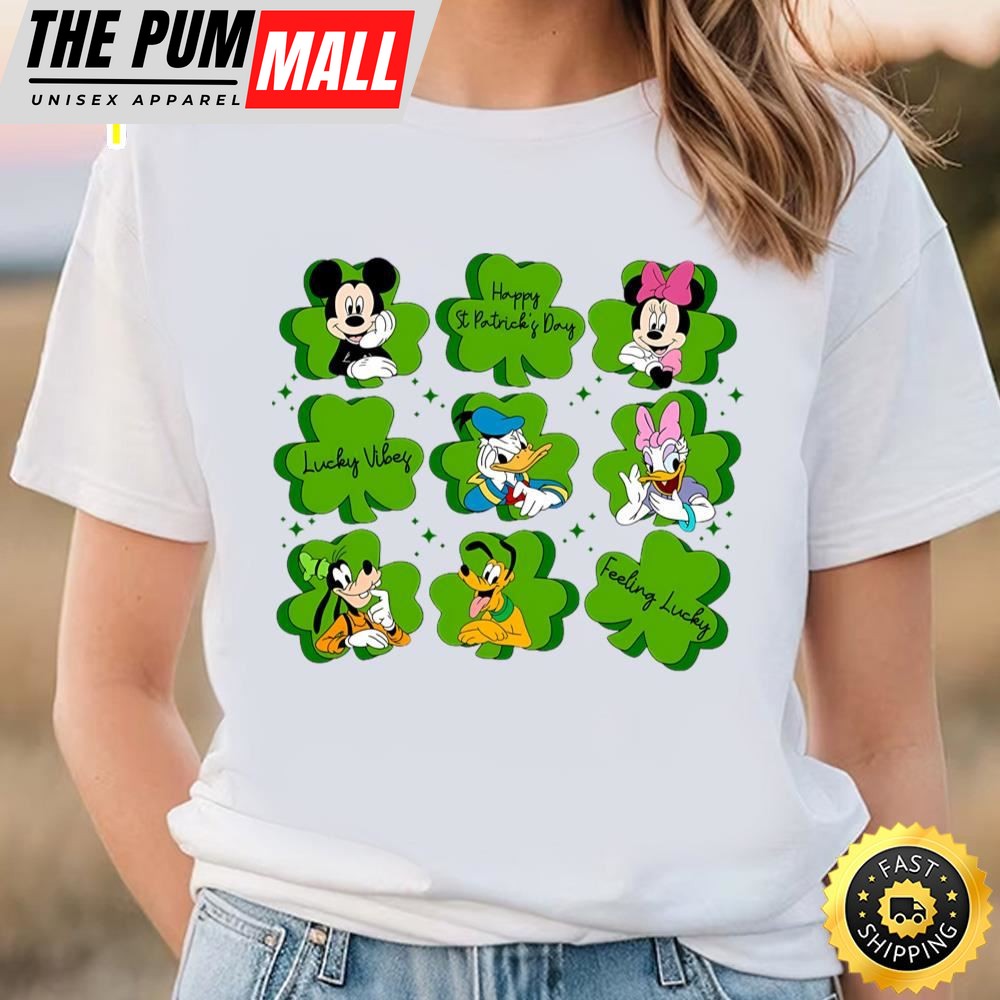Mickey And Friends Happy St. Patricks Day Disney Shirt, Disney…