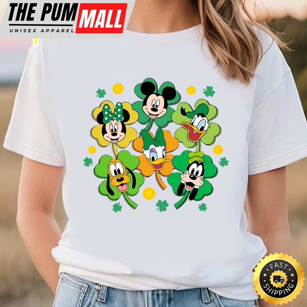 Mickey And Friends Happy St. Patricks Day Disney Shirt