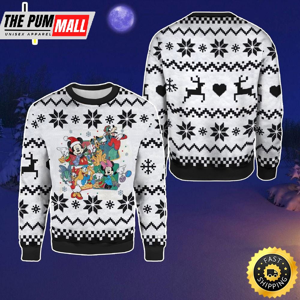 Mickey And Friends Merry Xmas Disney Ugly Christmas Sweater
