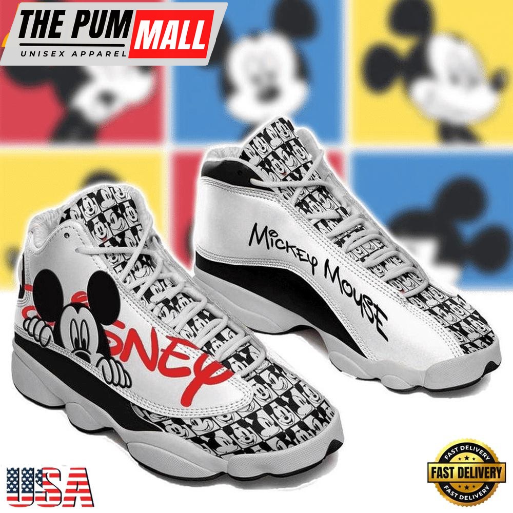 Mickey Disney Cartoon Ver5 Jd13 Sneaker Shoes